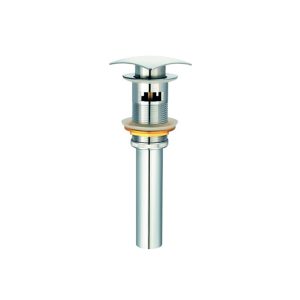 DESAGUE PUSH CON REBOSE  1 1/4 x 8” TAPON CUADRADO