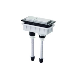 BOTÓN DOBLE DESCARGA RECTANGULAR