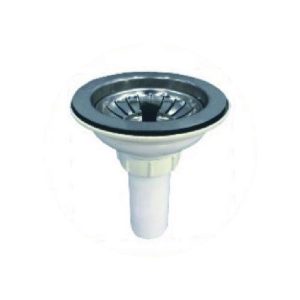DESAGUE CANASTILLA DE PVC CON NIPLE 4”